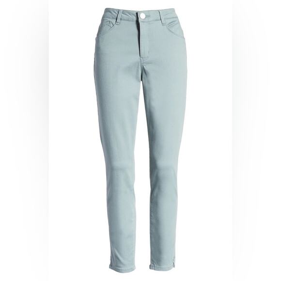 Wit & Wisdom Dusty Blue AbSolution High Waist Ankle Skinny Pants Size 0 - Picture 2 of 16